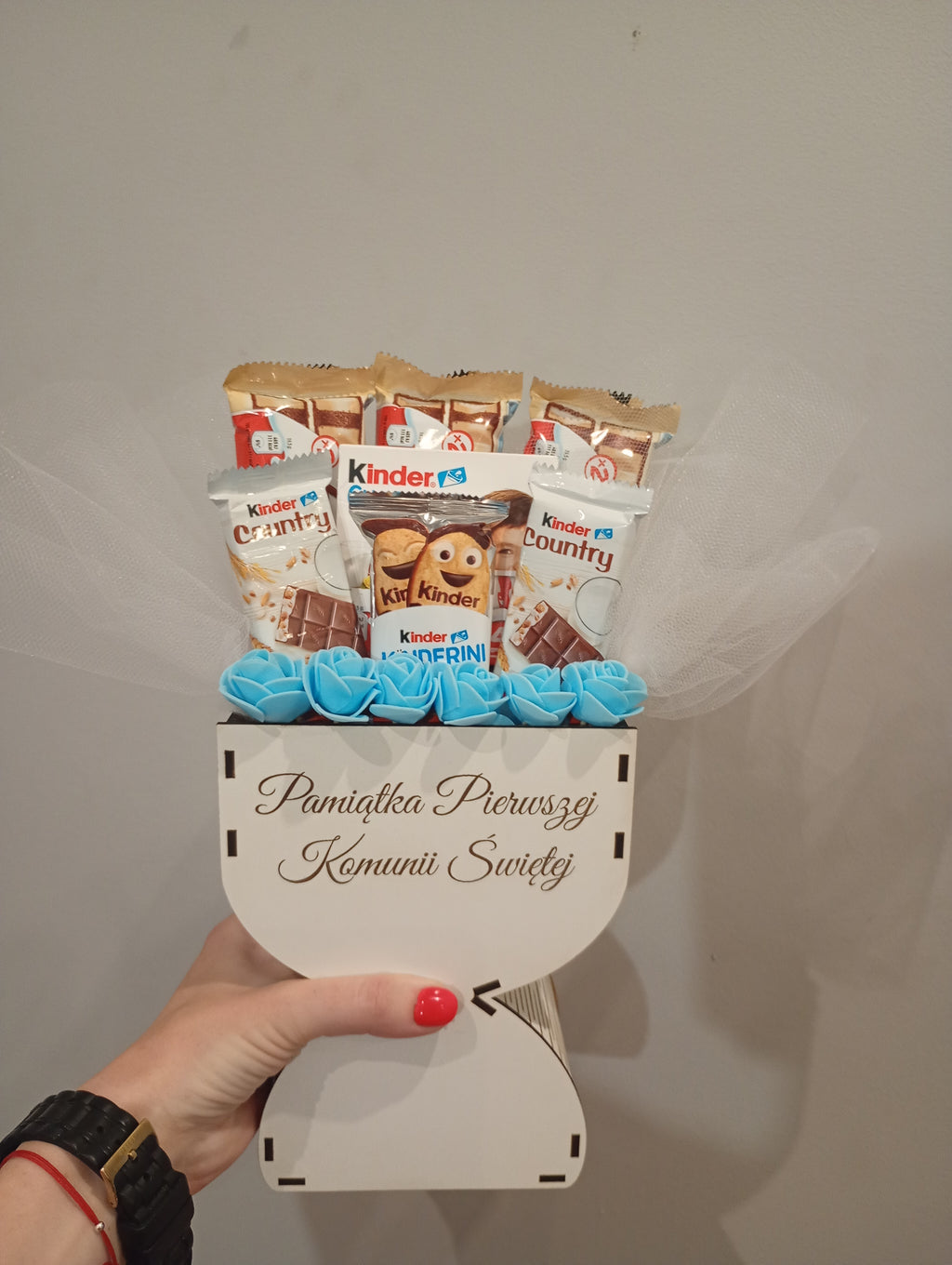 Box Komunijny ze Słodyczami Kinder Mini Box