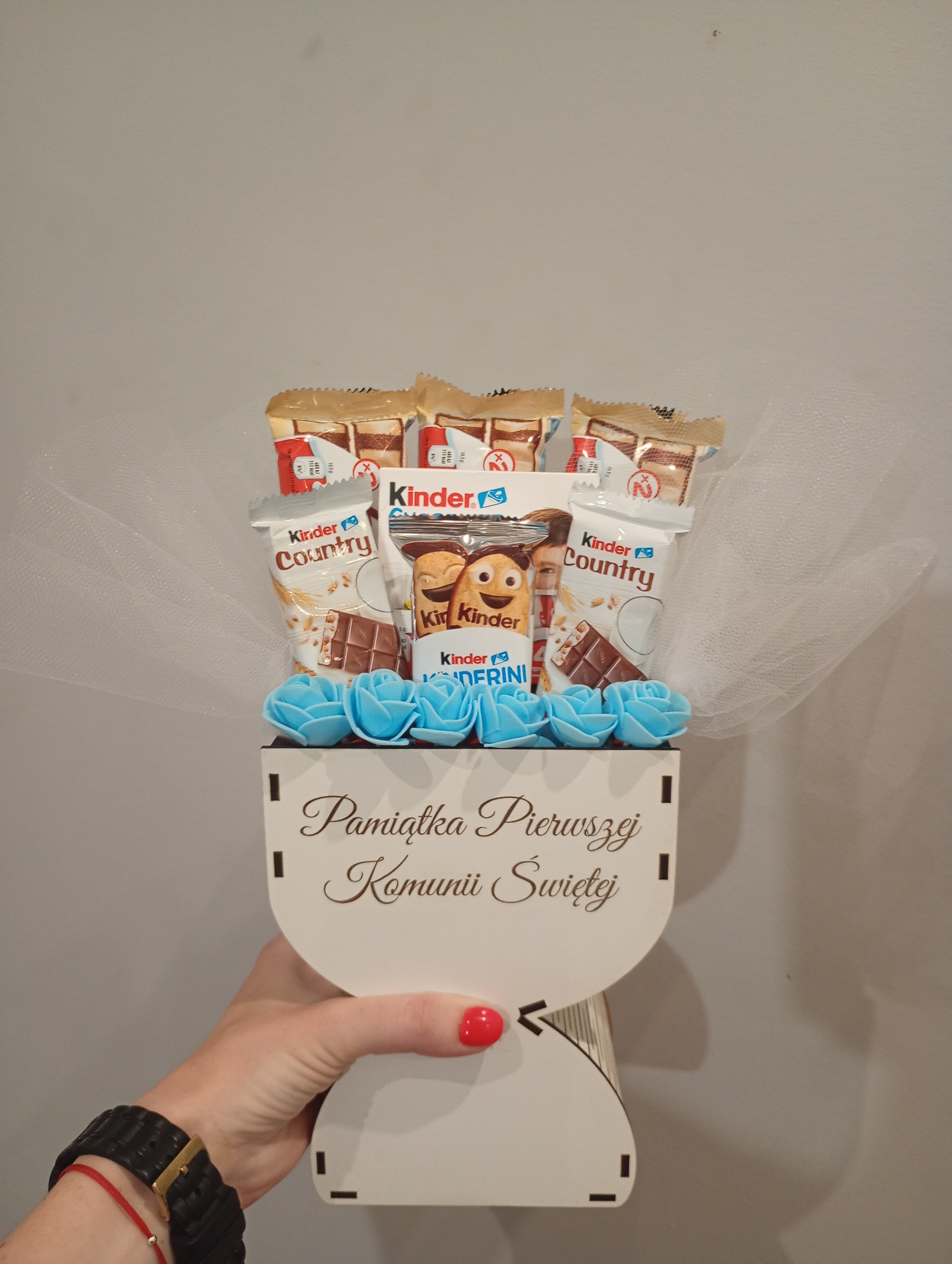 Box Komunijny ze Słodyczami Kinder Mini Box
