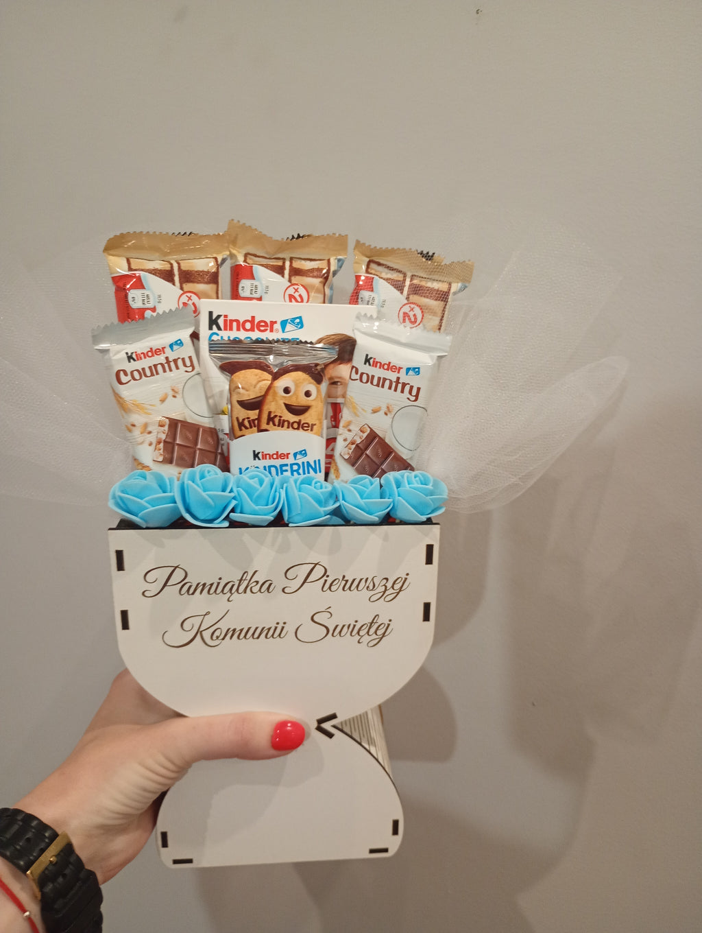 Box Komunijny ze Słodyczami Kinder Mini Box