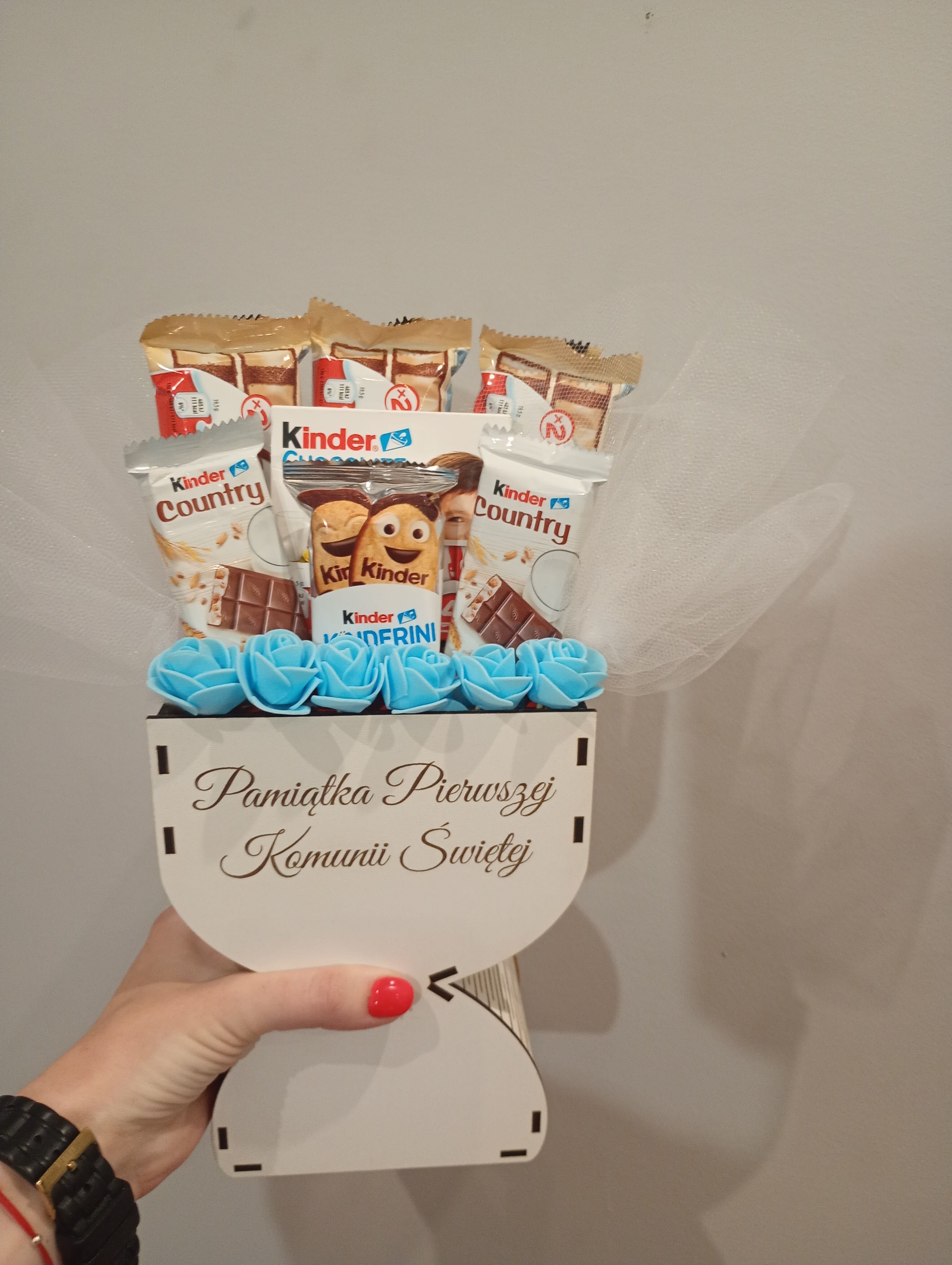 Box Komunijny ze Słodyczami Kinder Mini Box